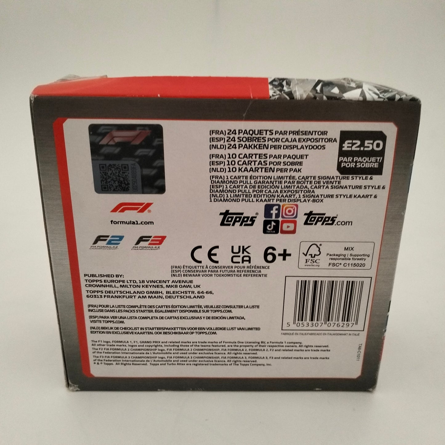 Topps Turbo Attax 2025 Caja 24 sobres