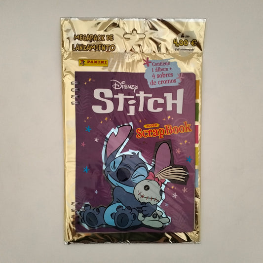 Panini Disney Stitch Super ScrapBook Album + 4 sobres