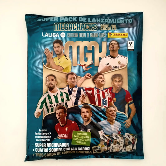 Panini Megacracks 2025-26 Archivador + 4 sobres