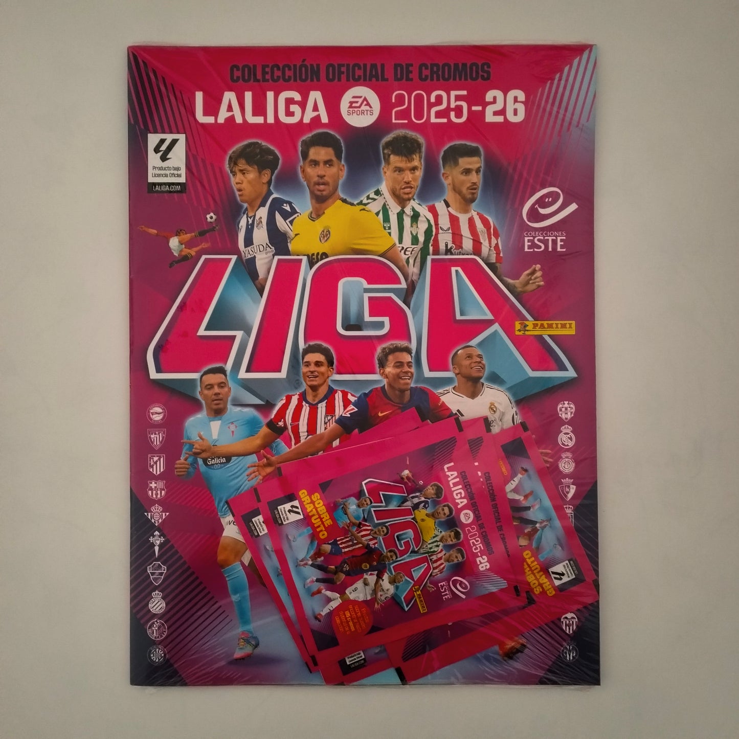 Panini Liga Este 2025-26 Album + 5 sobres + Revista Jugon 221